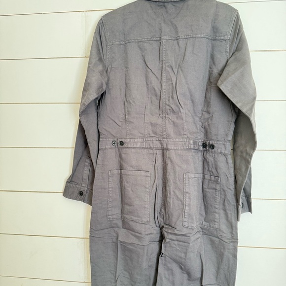 Outerknown S.E.A. Organic Cotton Linen Long Sleeve jumpsuit - Picture 8 of 12